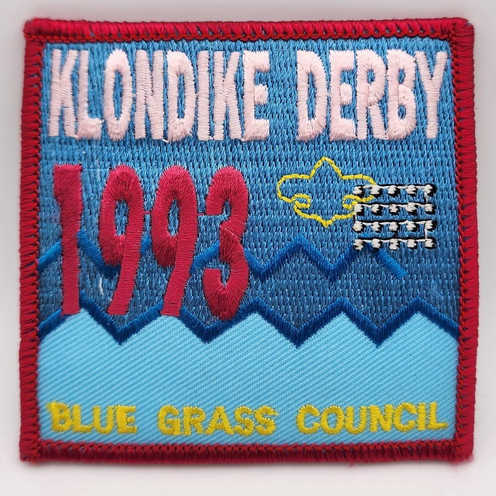 KLONDIKE DERBY 1993 BLUE GRASS COUNCIL BSA‎ BOY SCOUTS OF AMERICA PATCH